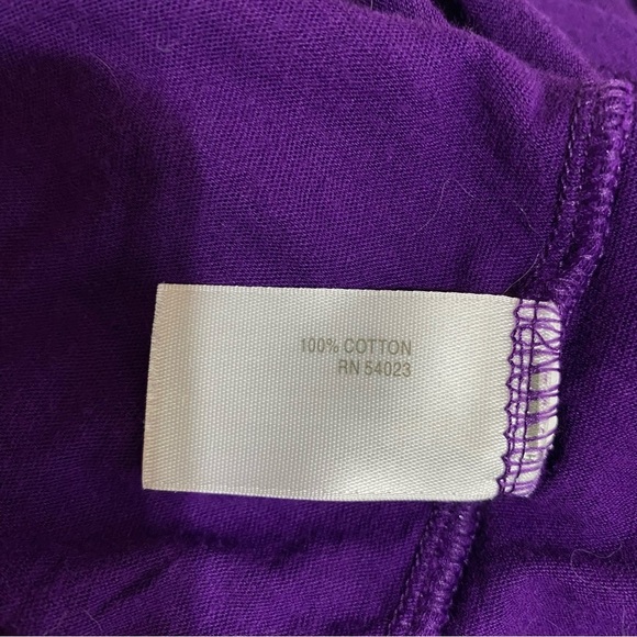 Old Navy Purple Deep V-Neck Lightweight Knit Cardigan - Picture 6 of 7